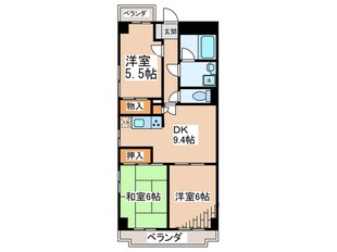 パークロード相模原の物件間取画像